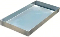 HORIZONTAL SECONDARY METAL DRAIN PAN 24X60X2