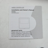 Thermostat Wired Controller