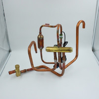 Four way valve welding assembly for HHP14060