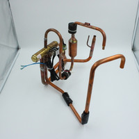 Four way valve welding assembly for HHP14036