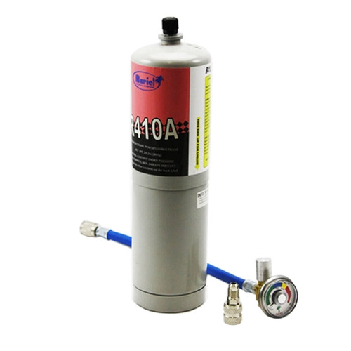1.8 LB R410A REFRIGERANT REFILL KIT WITH GAUGE