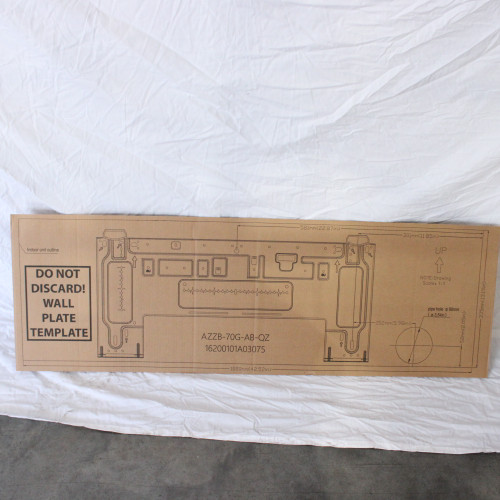 Installation Cardboard Template for A/AE Gen DIY-09/12