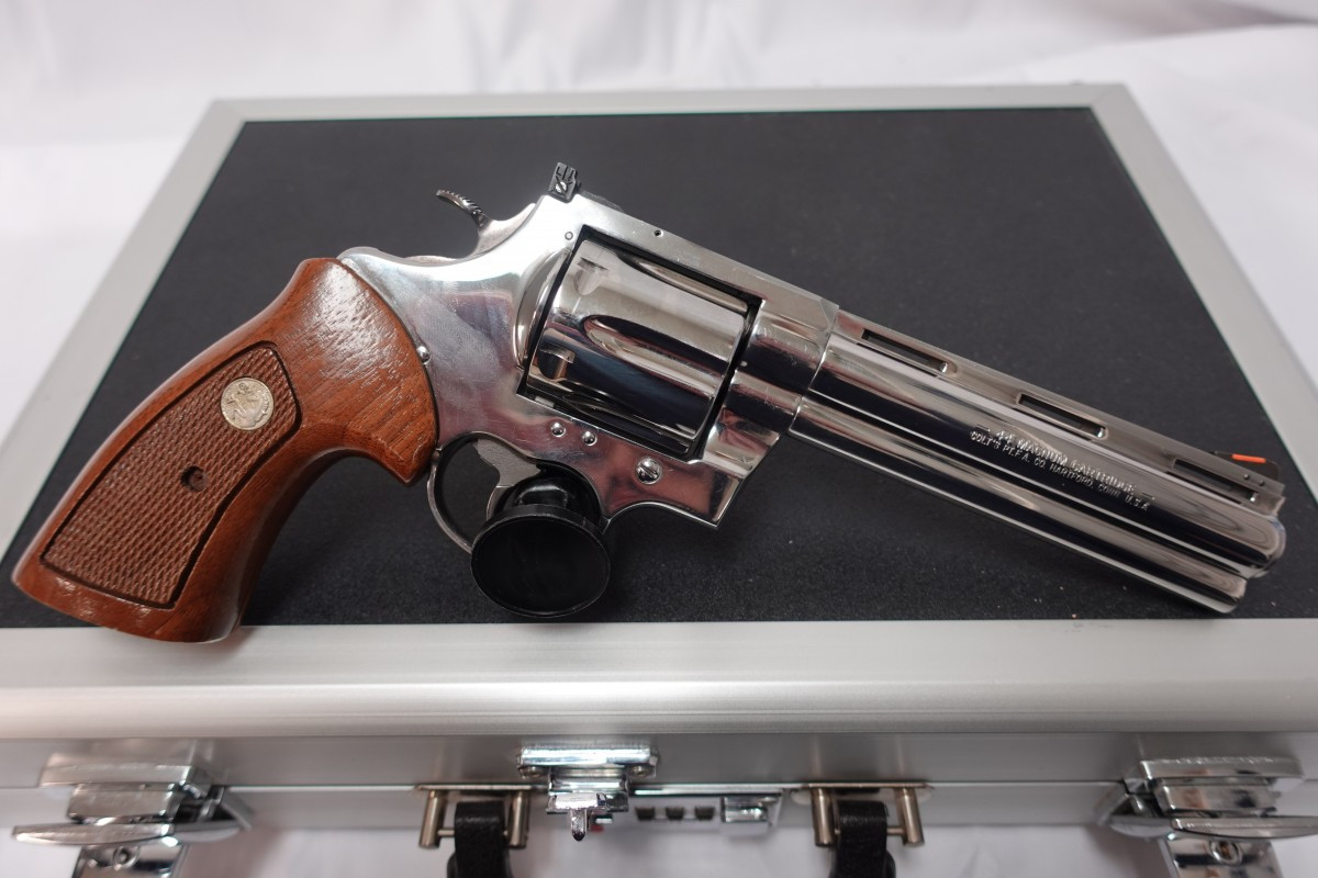 1990 COLT ANACONDA REVOLVER 1ST EDITION 44 MAG W/CASE #370 OF 1000