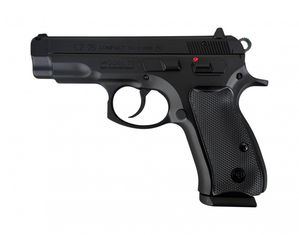 CZ-USA 75 COMPACT 50TH ANNIVESARY ELITE 9 MM 15 RD, STEEL FRAME