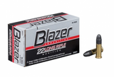 CCI Ammunition Blazer High Velocity Ammo Brass .22 LR 40-Grain 50-Rounds LRN - 0021