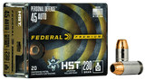 Federal P45HST2S Premium Personal Defense 45 ACP 230 gr HST JHP 20 Box