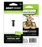 The GOAT Guns Miniature Vertical Grip accessory adds extra realism and tactical style to your 1:3 scale rifle models. Designed as an easy bolt-on upgrade, this accessory enhances the display quality of your GOAT Guns collection and fits select miniature rifles perfectly. Customers searching for goat guns vertical grip, miniature rifle grip, tactical goat gun accessories, or collectible mini gun upgrades will find this a must-have add-on. Available online or in store at Sturgis Guns in Sturgis, SD.