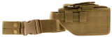 NCStar Drop Leg Universal Holster Semi-Auto Handgun PVC Fabric Tan - CVDLHOL2954T