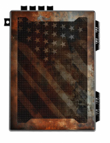 StopBox USA - StopBox Pro Rustic Flag - SB401RF, The StopBox Pro Rustic Flag handgun safe provides fast, reliable firearm access using a battery-free mechanical locking system. Designed for bedside, vehicle, travel, and home defense storage, it offers secure handgun retention with a patriotic distressed American flag finish, rugged durability, and dependable performance trusted by responsible gun owners.