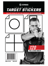 StopBox USA - Target Stickers 120 Peel & Stick Targets - TS101, The StopBox USA Target Stickers 120-pack delivers fast, easy target setup with peel-and-stick convenience for range training and practice sessions. Designed for clear shot visibility and simple placement, these adhesive targets are perfect for pistols, rifles, airguns, and everyday shooting drills.