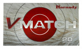 Hornady V-Match .22Creedmoor 69gr ELD-VT 20 Per Box - 83414, Hornady V-Match 22 Creedmoor 69-grain ELD-VT ammunition delivers match-grade accuracy, flat trajectory, and consistent ballistic performance for target shooting and precision rifle use. Designed for reliable performance in modern rifles, it provides consistent shot placement and dependable long-range accuracy for competition and range training applications.