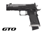 The SIG Sauer P211-GTO is a full-size 9mm semi-automatic pistol featuring a 4.4-inch bull barrel and a 23+1 capacity. This all-steel, optics-ready handgun delivers elite performance for competitive shooters and demanding professionals alike. With a machin