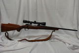 WINCHESTER MODEL 70 243, 1967 Winchester Model 70 rifle chambered in .243 Winchester is a classic American bolt-action hunting rifle known for accuracy, reliability, and craftsmanship. The Model 70 has long been considered one of the most respected sporting rifles ever produced. Ideal for collectors, hunters, and shooting enthusiasts, this vintage rifle offers dependable performance and historic Winchester quality.