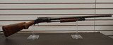 1901 WINCHESTER MODEL 1897 12 GA 2 3/4" SHOTGUN FULL CHOKE 27", Winchester Model 1897 1901 shotgun, antique Winchester pump 12 gauge, Model 97 side view 27 inch barrel, vintage Winchester shotgun wood stock, classic pump shotgun close up, early Winchester firearm