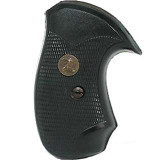 Pachmayr 03252 Compact Pistol Grip S&W J Frame Round Butt Black Rubber