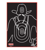 Birchwood Casey TARGET DIRTY BIRD 12"x18" GUNSLINGER SILHOUETTE 6PK ( 6 PER CASE ) 35770