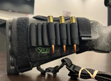 Sticky Holsters SPR Rifle Ammo Holder. Convenient ammunition carrier designed for quick access to extra rifle cartridges while hunting, shooting, or in the field. UPC: 859640007661.