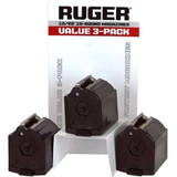 Ruger BX-1 10/22 .22LR 10-Round Magazine 3 Pack - 90451, Ruger BX-1 3-Pack of genuine factory 10-round rotary magazines for Ruger 10/22 rifles. Durable polymer construction with Ruger's legendary rotary feeding reliability. UPC: 736676904518.