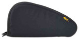 US Peacekeeper Soft Pistol Case Large 13 x7 x1" Nylon Black P21013, US PeaceKeeper Large Soft Pistol Case featuring a 13" x 7" design, 600D water-resistant nylon, 1-inch padding, brushed tricot lining, and lockable D-ring. UPC: 663306210131.