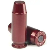 A-Zoom 10mm Auto Snap Caps are precision CNC-machined from solid aluminum and feature a durable Dead Cap® for safe dry firing, function testing, malfunction drills, and firearm training. Includes 5 snap caps. Made in the USA. UPC: 666692151170.