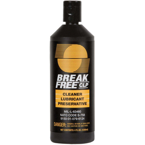 Break Free CLP 4oz Cleaner, Lubricant & Preservative is designed to clean, lubricate, and protect firearms in one convenient formula. Engineered to reduce fouling buildup and help prevent corrosion, it supports smooth cycling and reliable operation. Ideal for rifles, pistols, and shotguns, this CLP is a trusted solution for routine firearm maintenance and long-term protection.