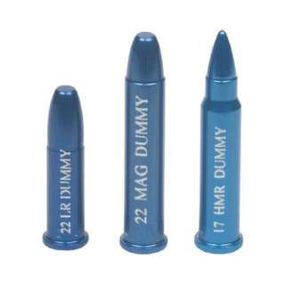 A-Zoom 17 HMR training rounds, rimfire snap caps close up, .17 HMR dummy cartridges, reusable firearm training rounds, A Zoom snap caps detail, rimfire practice accessory
