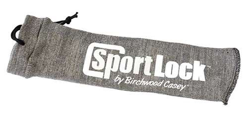 Birchwood Casey SportLock Silicone Gun Sleeve Handgun Gray Silicone-treated Cotton 15" - 06950 Birchwood Casey SportLock Silicone Gun Sleeve Handgun Gray Silicone-treated Cotton 15" - 06950