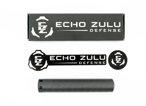 Echo Zulu Defense Atom22 Suppressor, Titanium, .22LR, Black, 5.5-inch, 1/2X28 Echo Zulu Defense Atom22 Suppressor, Titanium, .22LR, Black, 5.5-inch, 1/2X28