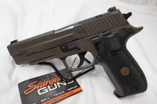 SIG SAUER P226 9MM LEGION - E26R9LEGIONR2, SIG P226 Legion, SIG Sauer P226 Legion, P226 Legion 9mm, Legion series pistol, SIG Legion, SIG P226 9mm, Legion Gray Cerakote, X-RAY sights, G10 grips, full size 9mm pistol, SIG Sauer handgun, 798681666140