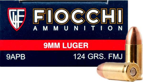 Fiocchi Training Dynamics 9mm Luger 124 grain FMJ ammunition is designed for shooters who want dependable, consistent performance during range training and practice. Featuring full metal jacket bullets and high-quality brass cases, this ammo provides smooth feeding, reliable ignition, and solid accuracy in a wide range of 9mm pistols and carbines. Ideal for drills, classes, and high-round-count range sessions, it offers the trusted quality Fiocchi is known for. Customers searching for Fiocchi 9mm ammo, 124gr FMJ range rounds, brass-cased training ammunition, or affordable practice ammo will find this an excellent choice. Available online or in store at Sturgis Guns in Sturgis, SD.
