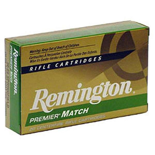 Remington Ammunition Premier Match 6.8 SPC 115 gr Sierra MatchKing Boat-Tail Hollow Point (BTHP) 20 Bx- 27676-