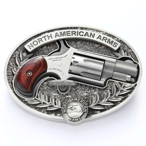 North American Arms MINI REVOLVER 22LR NAA BELT BUCKLE - NAA-22LR-BBO
