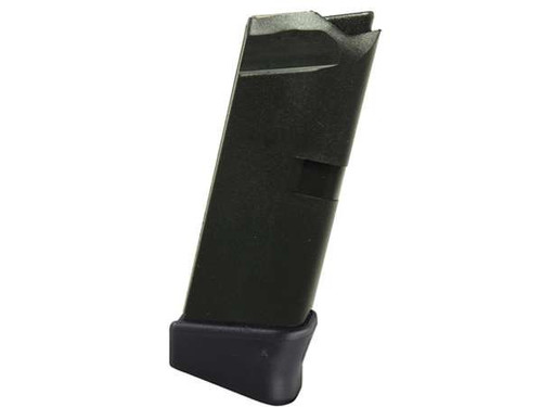 The Glock® 43 9mm 6-round magazine with factory extension is an OEM magazine engineered for dependable performance and enhanced control. The integrated extension improves grip comfort and handling while maintaining the Glock reliability shooters trust. Constructed with Glock’s reinforced polymer body and steel insert, this magazine delivers smooth feeding and long service life for everyday carry, training, and range sessions. Shooters searching for Glock 43 magazines, factory Glock mags with extensions, OEM 9mm concealed carry magazines, or reliable spare mags will find this an essential addition. Available online or in store at Sturgis Guns in Sturgis, SD.