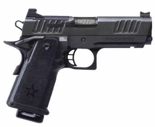 STACCATO C 9mm OPTIC READY COMPACT 4" DLC BARREL (CURVED TRIGGER)