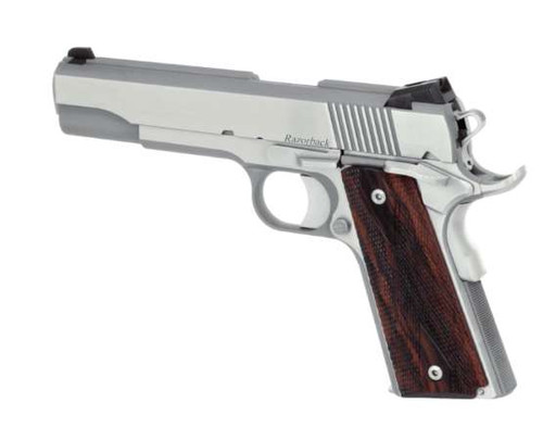 Dan Wesson 01889 Razorback RZ-10  10mm Auto 5" 8+1 Stainless Steel Cocobolo Grip
