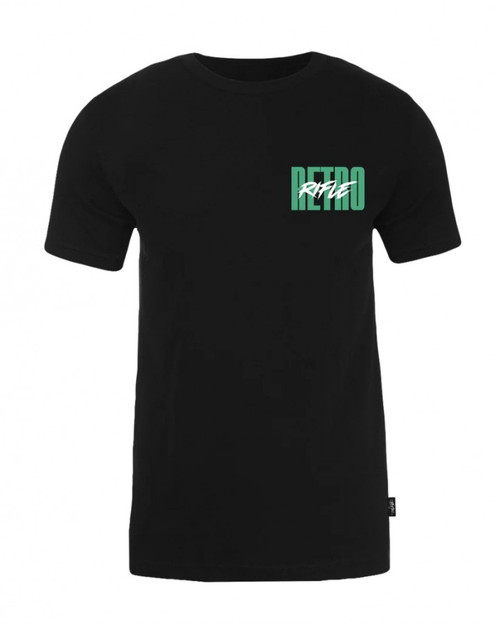 RETRO RIFLE CHILL CHIMP BLACK TEE