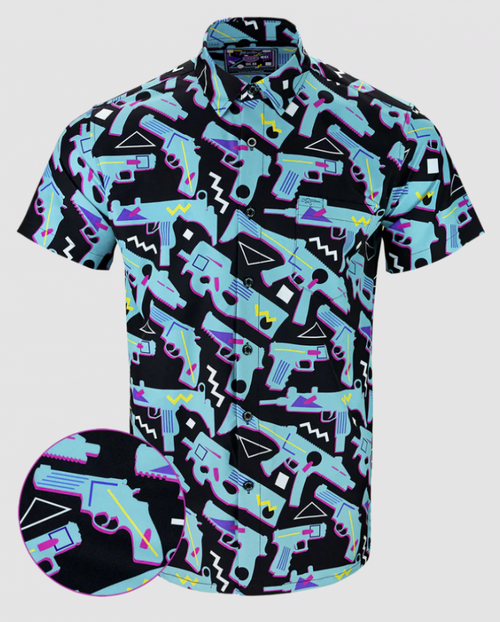 RETRO RIFLE THE 80'S BUTTON DOWN