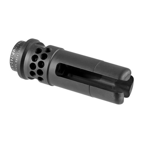 SUREFIRE PORTED 3 PRONG FLASH HIDER ADAPTER 7.62 SOCOM 5/8-24 THREADS SUREFIRE PORTED 3 PRONG FLASH HIDER ADAPTER 7.62 SOCOM 5/8-24 THREADS
