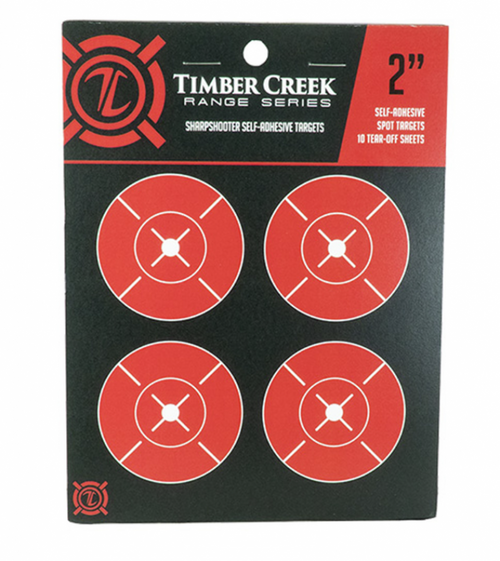 Timber Creek Target Series Sharpshooter 2in Spot Targets S2-ST-10pk