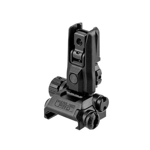 Magpul Industries MBUS Pro LR Rear Sight AR Platform Black Melonite QPQ Adjustable Steel -MAG527BLK Magpul Industries MBUS Pro LR Rear Sight AR Platform Black Melonite QPQ Adjustable Steel -MAG527BLK