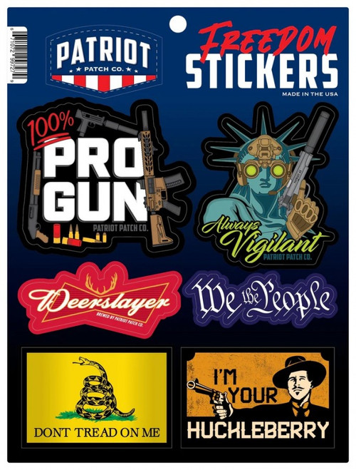 Patriot Patch Company - Freedom Sticker Sheet V2 for Tumblers