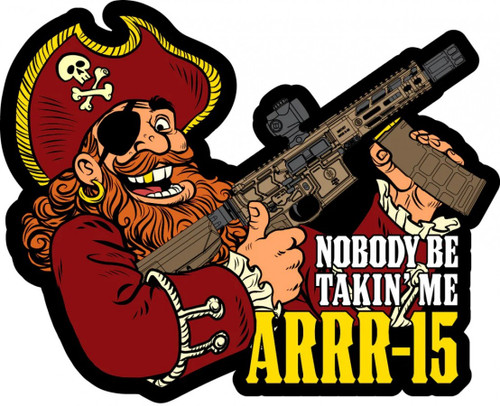 Patriot Patch Company - ARRR-15 Pirate 2.0 - Patch 4"x3.5"