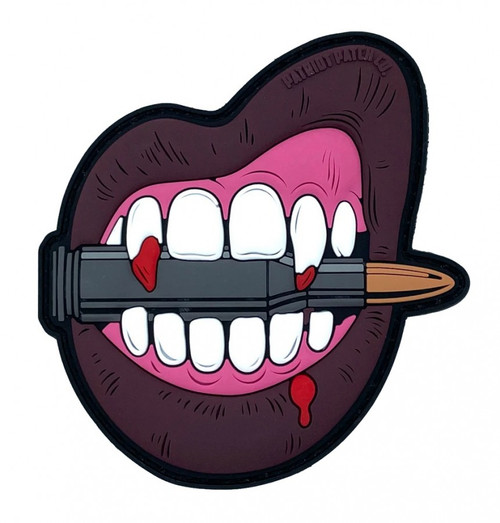 Patriot Patch Company - Vampire Lips - Patch 2.5" x 3"