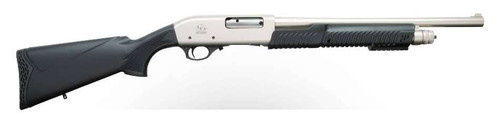 Charles Daly 301 Nickel 12 GA 18.5" Barrel 3" Chamber 4-Rounds 3 Chokes Included 930.228 301 Tactical Pump 18.50" 3" 4+1