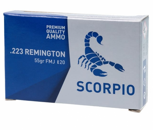 STV Technology Scorpio Brass .223 Rem 55 Grain 20-Rounds FMJ