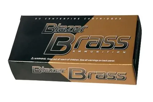 Blazer Brass, 380 Auto, 95 Grain, Full Metal Jacket - 5202, Blazer Brass .380 ACP ammunition loaded with a 95-grain Full Metal Jacket bullet. Reliable brass-cased ammunition ideal for training, target shooting, and range use. UPC: 076683052025.
