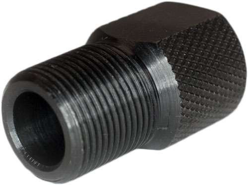 The GrovTec 1/2"-28 to 5/8"-24 Steel Thread Adapter is designed to expand muzzle device compatibility by converting common AR and rifle threads to accept larger brakes, compensators, or suppressor mounts. Precision-machined from durable steel, it provides strength, proper alignment, and reliable fitment for safe operation. Ideal for shooters running multiple muzzle devices across different rifles, this adapter is a practical solution for versatile setups. Customers searching for GrovTec thread adapters, muzzle thread converters, 1/2x28 to 5/8x24 adapters, or suppressor-ready accessories will find this an essential upgrade. Available online or in store at Sturgis Guns in Sturgis, SD.