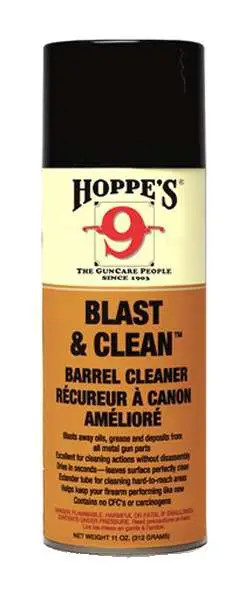 Hoppe’s Blast & Shine Grease Remover is a fast-acting aerosol degreaser designed to strip away oil, grease, carbon buildup, and residue from firearms and gun components. The quick-drying formula penetrates tight spaces and leaves parts clean and ready for lubrication or reassembly, making it ideal for detailed maintenance and gunsmithing work. Customers searching for Hoppe’s Blast & Shine, firearm degreaser sprays, gun grease removers, carbon-cleaning aerosols, or deep-clean gun maintenance products will find this cleaner essential. Available online or in store at Sturgis Guns in Sturgis, SD.