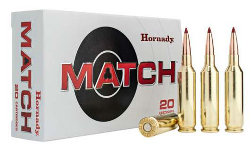 Hornady Match 25 Creedmoor Ammo 134 Grain ELD Match Polymer Tip Box of 20 - 81421