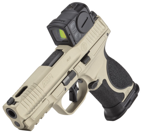 Smith and Wesson M&P9 M2.0 Metal Compact Champagne 9mm 4" Barrel 15-Rounds - 14634, Smith & Wesson M&P9 M2.0 Metal Compact Champagne pistol features a durable aluminum metal frame with a 4-inch barrel and 15-round capacity. Designed for concealed carry and defensive use, this compact 9mm handgun offers reliable performance and improved ergonomics. The M&P M2.0 platform is known for its accuracy, durability, and modern design.